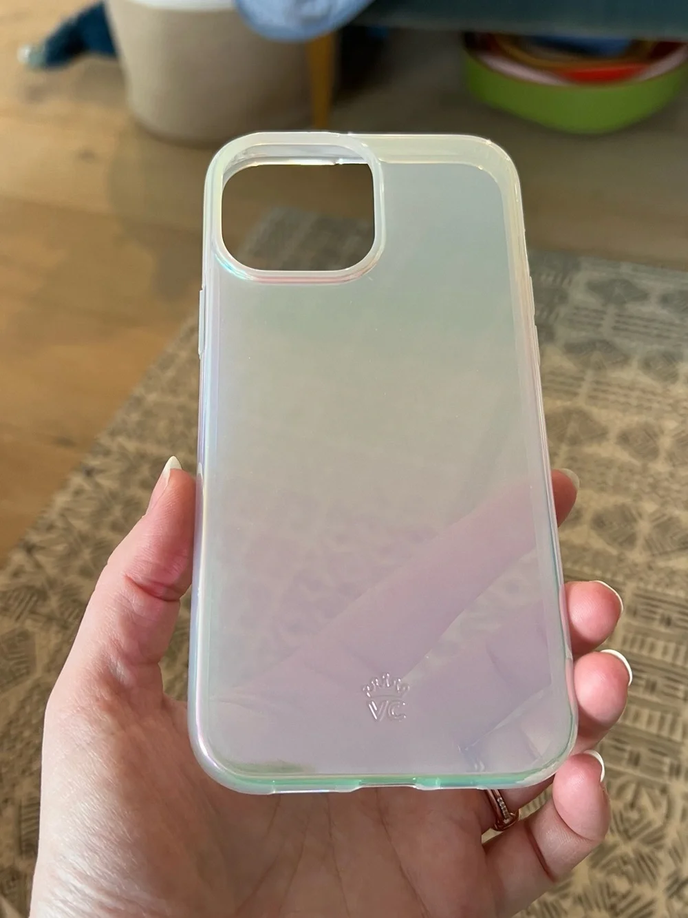 Velvet Caviar White Opal iPhone 13 Pro Max Case